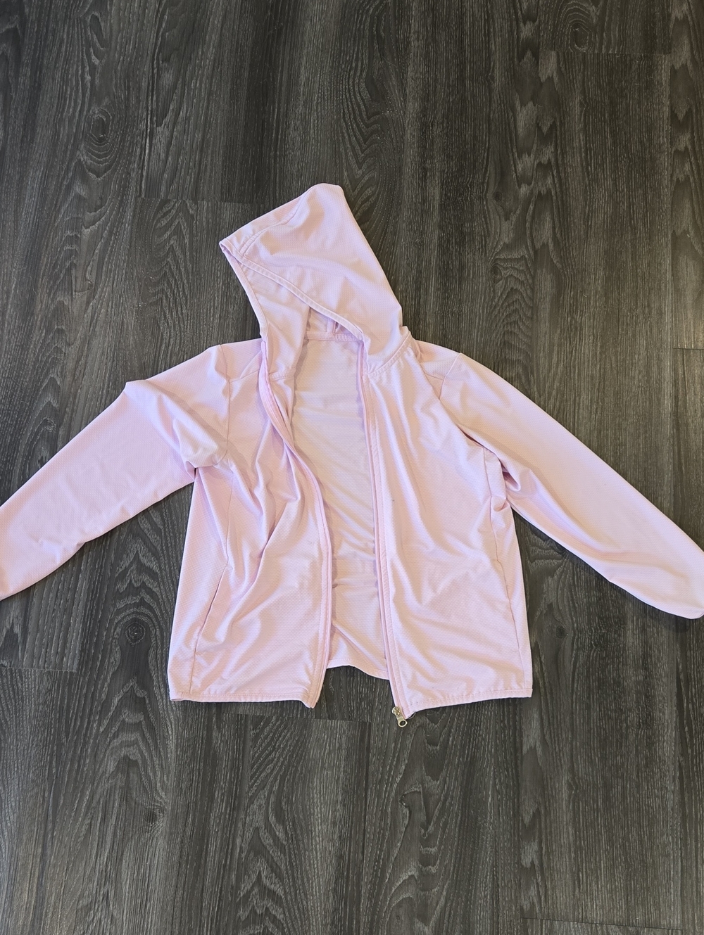Kids Lightweight Hooded Jacket - Pink Large